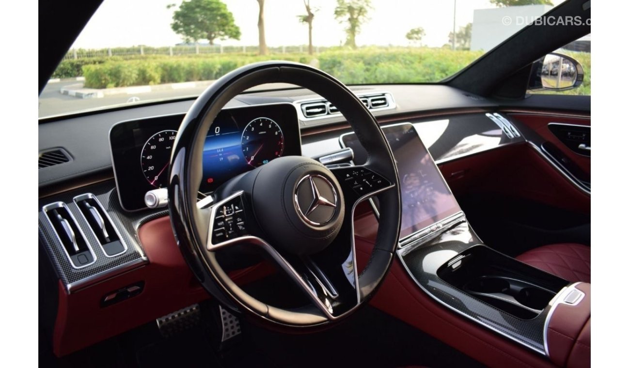 Mercedes-Benz S 500 4MATIC 2021 BRAND NEW RED INTERIOR  AED599000 EXPORT PRICE