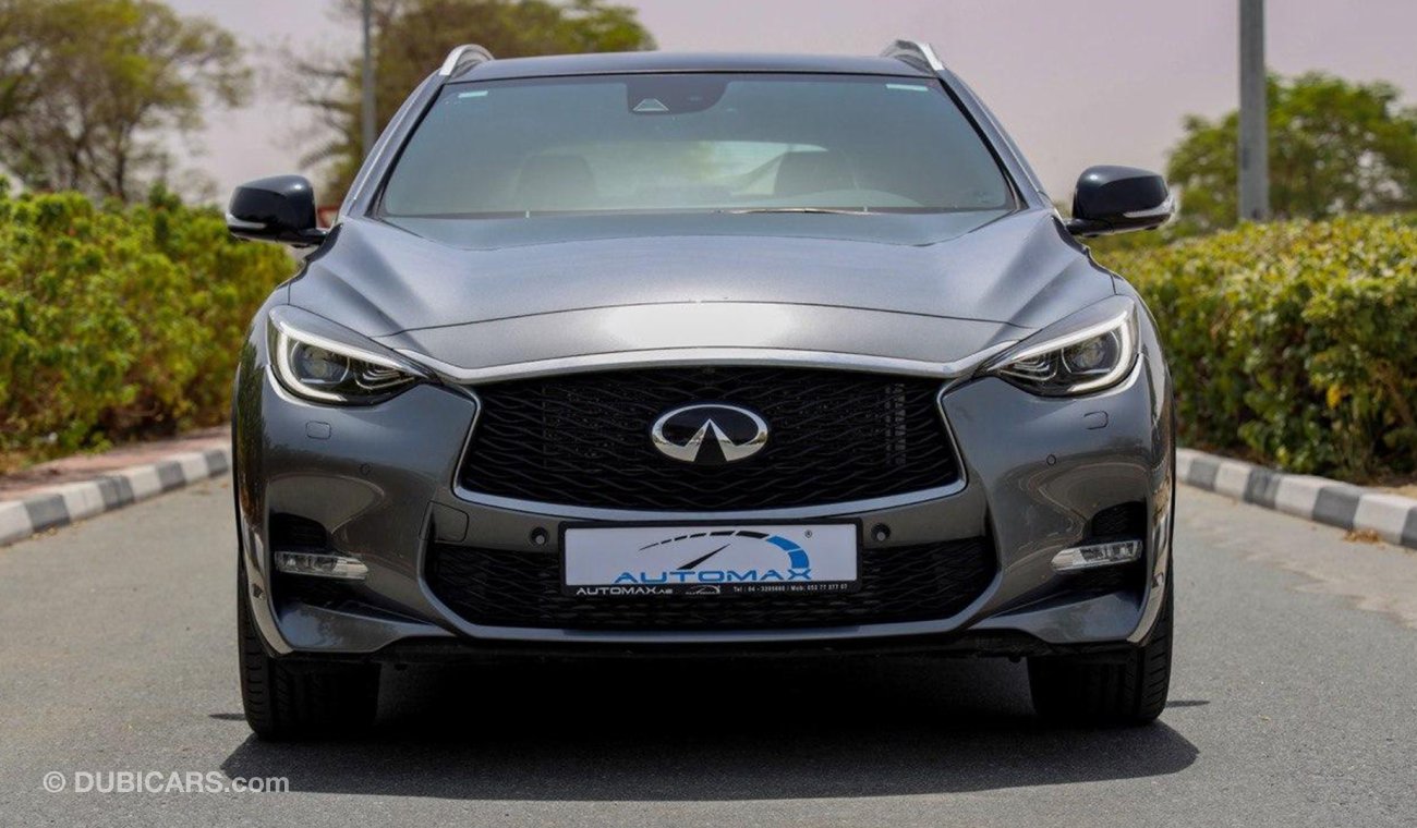 Infiniti Q30 S  2.0T SPORT TECH AWD 2018 0km GCC5year or 200K KM Warranty @ Dynatrade