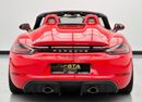 Porsche 718 Spyder 2020 Porsche 718 Spyder, 2028 Porsche Warranty, Porsche Full Service History, GCC