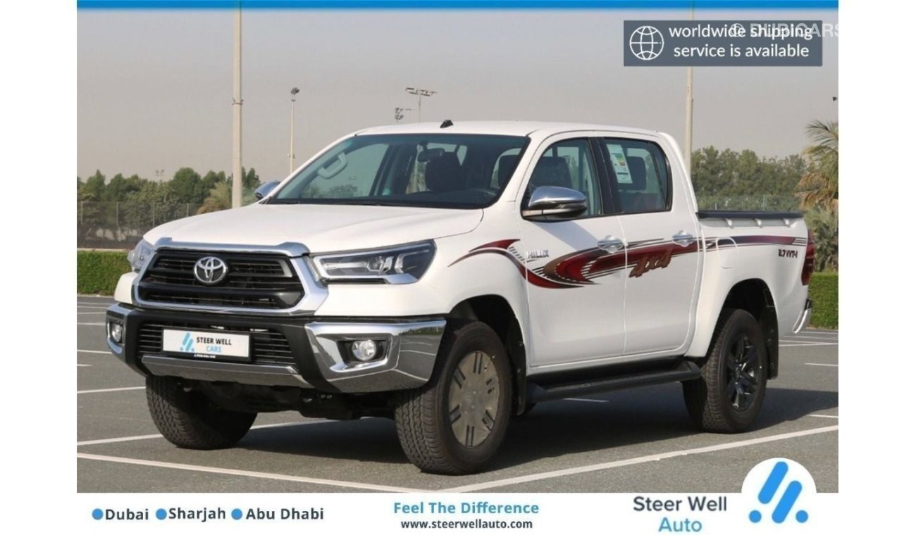 Toyota Hilux GLX 2021 | FULL OPTION 2.7L 4X4 D/C M/T FABRIC SEATS - WITH GCC SPECS - EXPORT