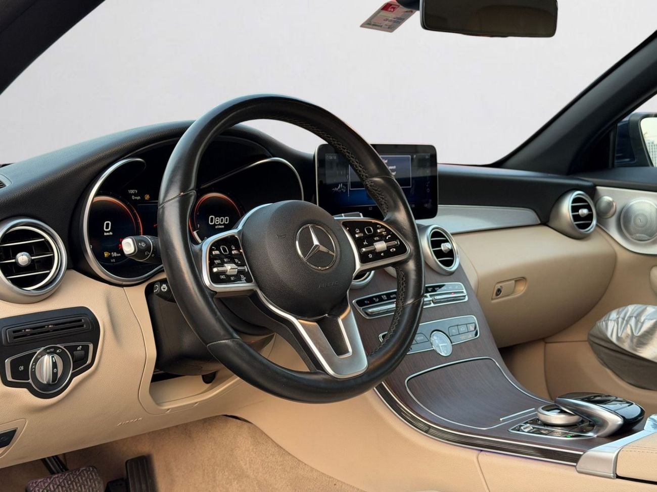 Mercedes Benz C300 AMG AED 1,440 P.M | 0% DOWN PAYMENT | MERCEDES-BENZ C300 COUPE | 2021 | AMERICAN SPECS