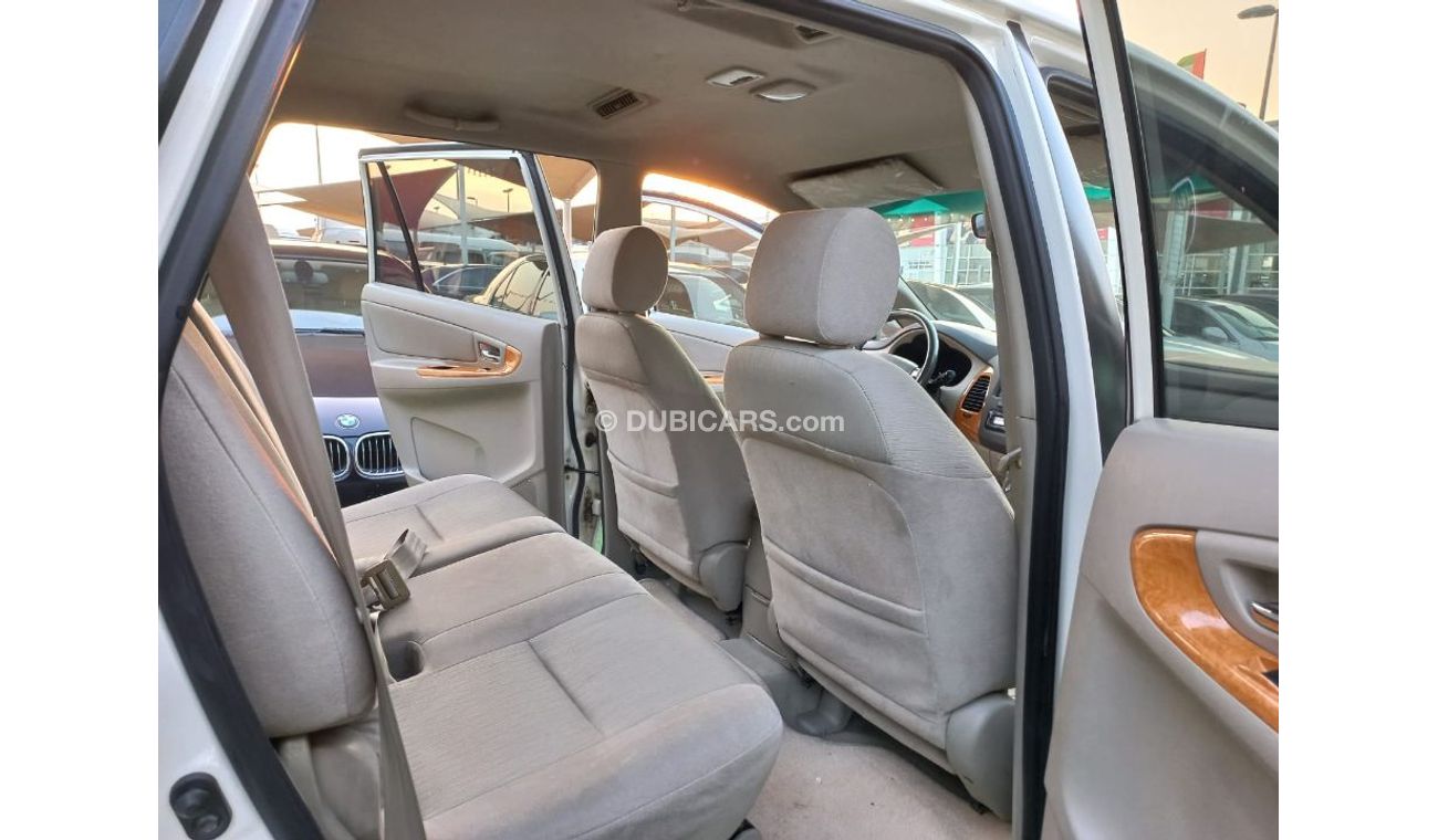 Used Toyota Innova Gulf model 2011, white color inside beige, without ...