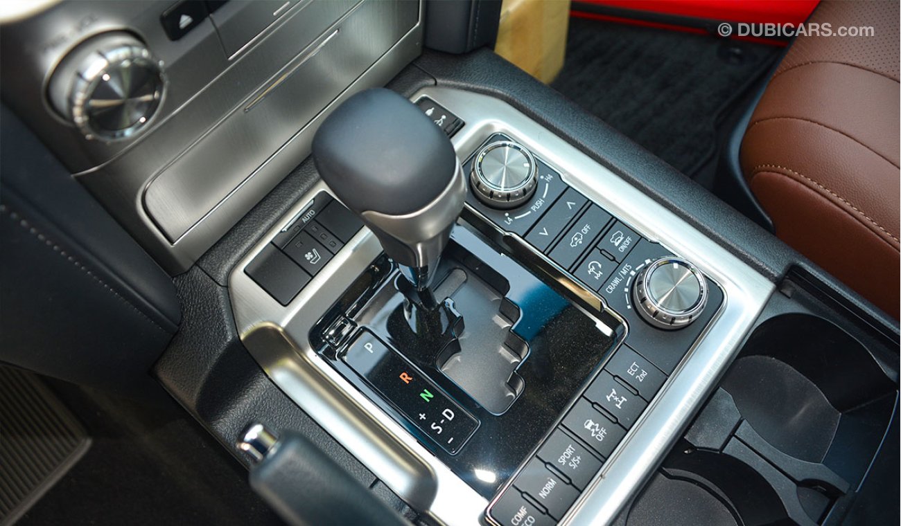 Toyota Land Cruiser 2021YM 5.7L VXR GTS 5.7L Luxury with Radar and Hydraulic Suspension,Black Available - ألوان مختلفة