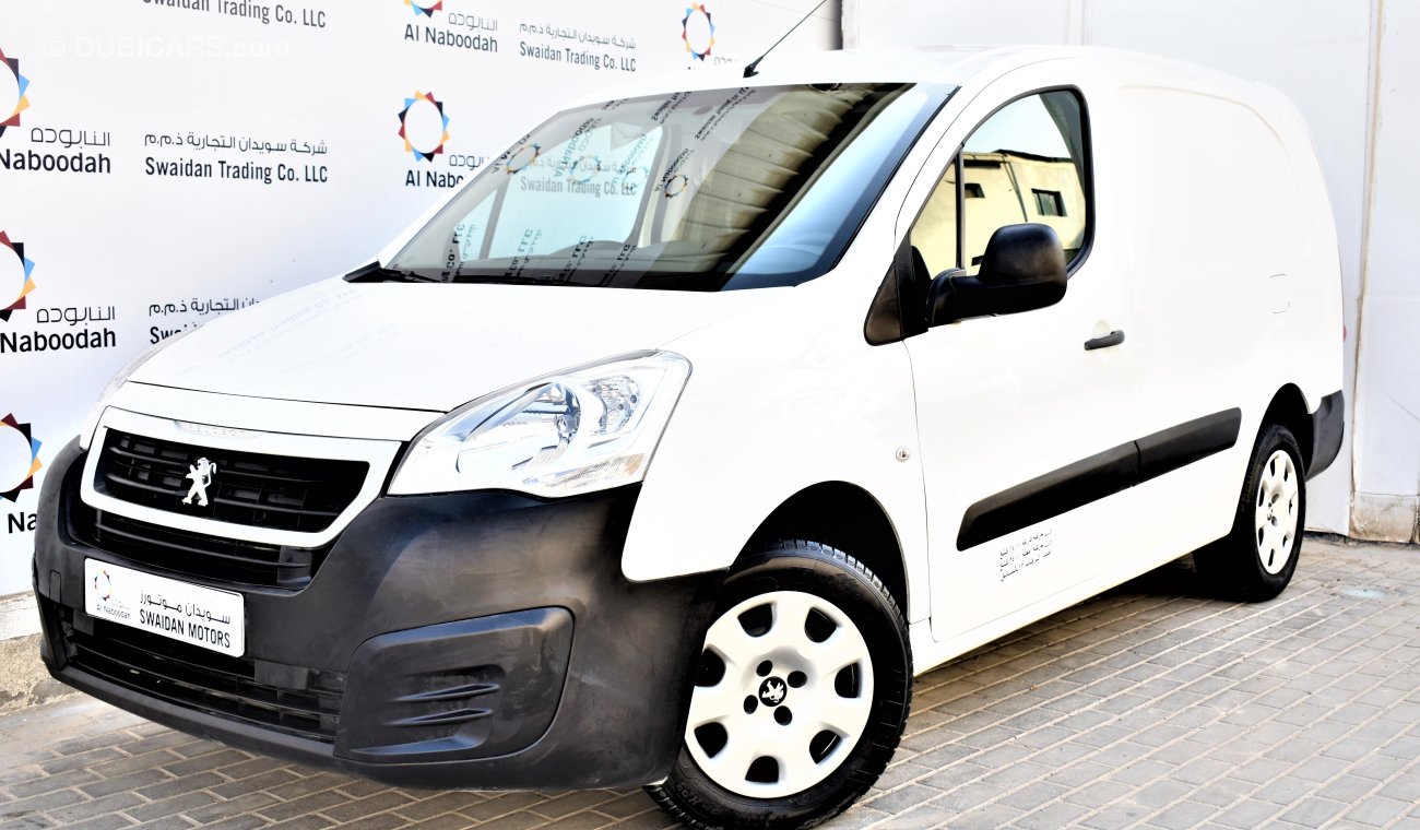Peugeot Partner Tepee VAN 1.6L B9 MANUAL 2018 GCC UNDER BALANCE AGENCY WARRANTY UP TO 2022 OR 100,000 KM