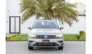 Volkswagen Tiguan SEL  2.0L | 1,743 P.M | 0% Downpayment | Full Option | Amazing Condition!