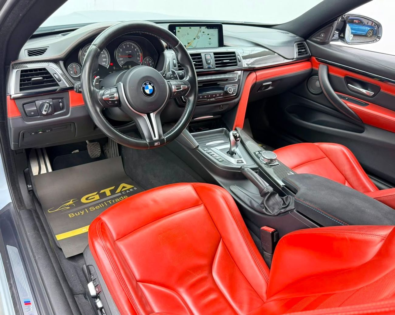 BMW M4 STD 2017 BMW M4 Competition Coupe, Full BMW Service History, Carbon Fiber Package, Fully Loaded, GCC