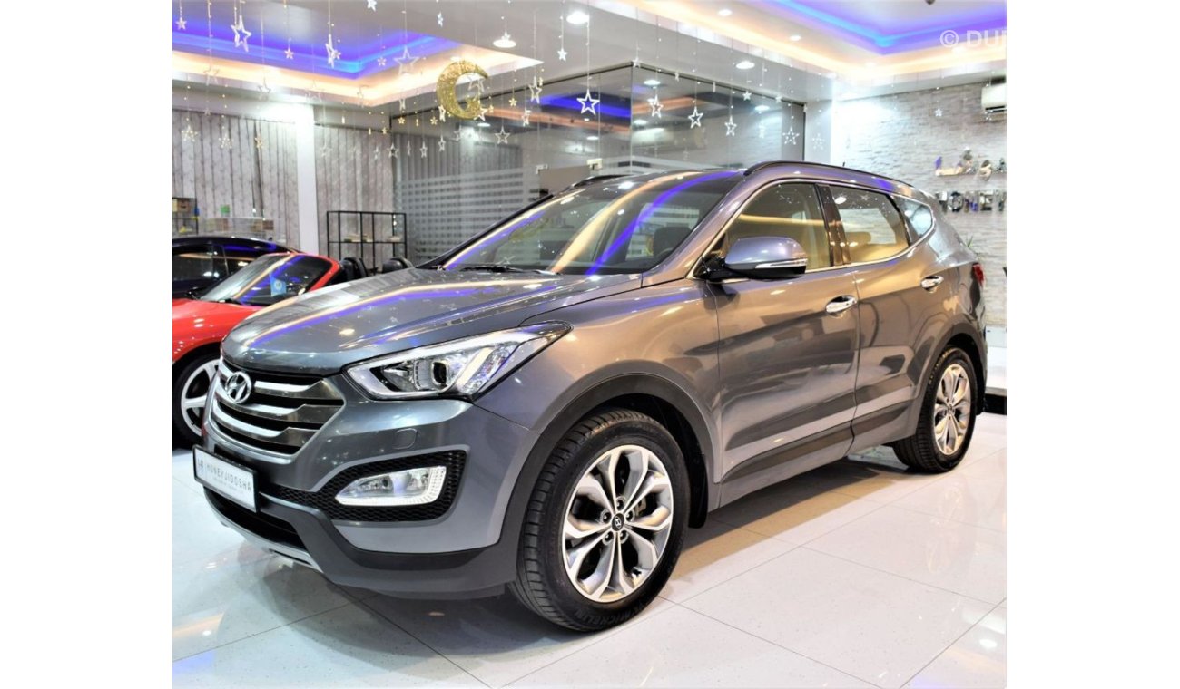 هيونداي سانتا في ORIGINAL PAINT ( صبغ وكاله ) Hyundai SantaFe 4WD 3.3L 2016 Model!! in Grey Color! GCC Specs