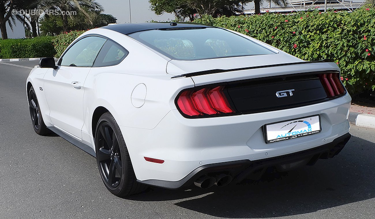 فورد موستانج GT Premium, 5.0, V8, GCC, Digital Cluster, الضمان: 3 سنوات أو 100,000 كم + الخدمة: 60,000 كم, 2019