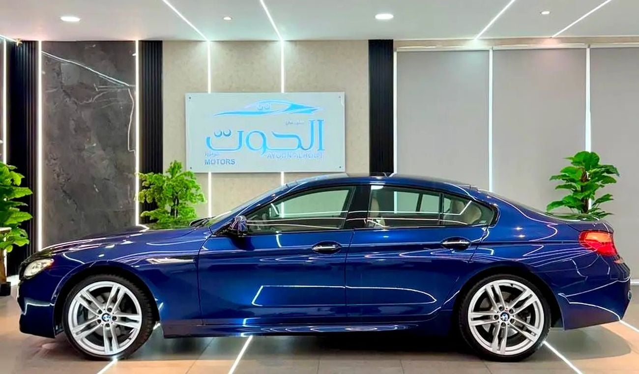 بي أم دبليو 640i STD LOVELY PEPSI COLOR 640i V6 || RADAR || GRAND COUPE || LOW MILEAGE