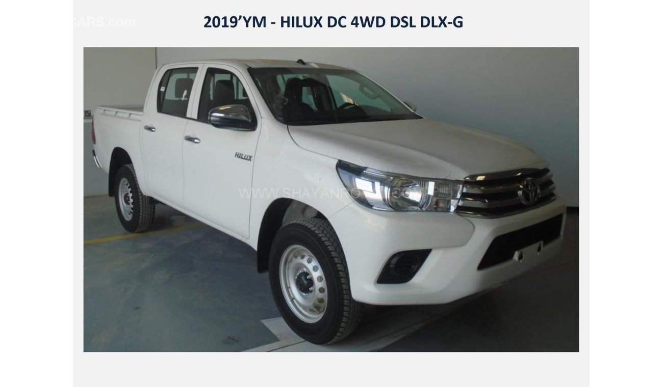 Toyota Hilux D/C 2.4L 4WD Diesel DLX-G 2020 ( Export Only )