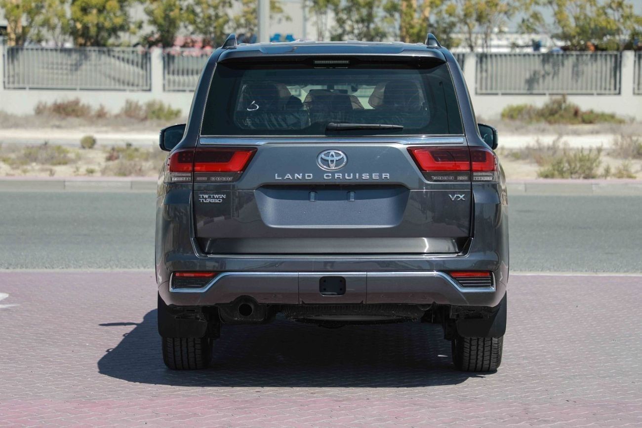تويوتا لاند كروزر 2024 TOYOTA LC300 3.3 VX - GREY METTALIC inside BLACK | Export Only