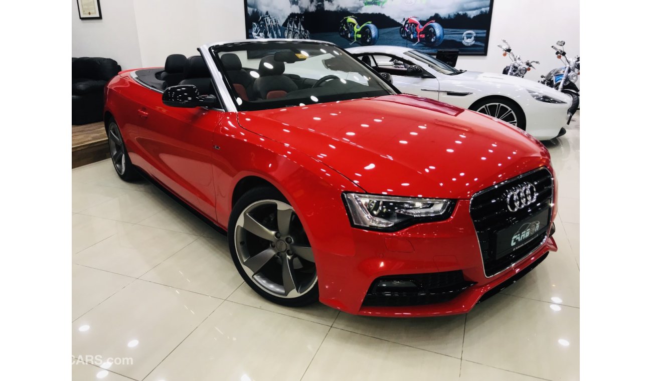 Audi A5 S-LINE CONVERTIBLE - 2016 - GCC - ONE YEAR WARRANTY D