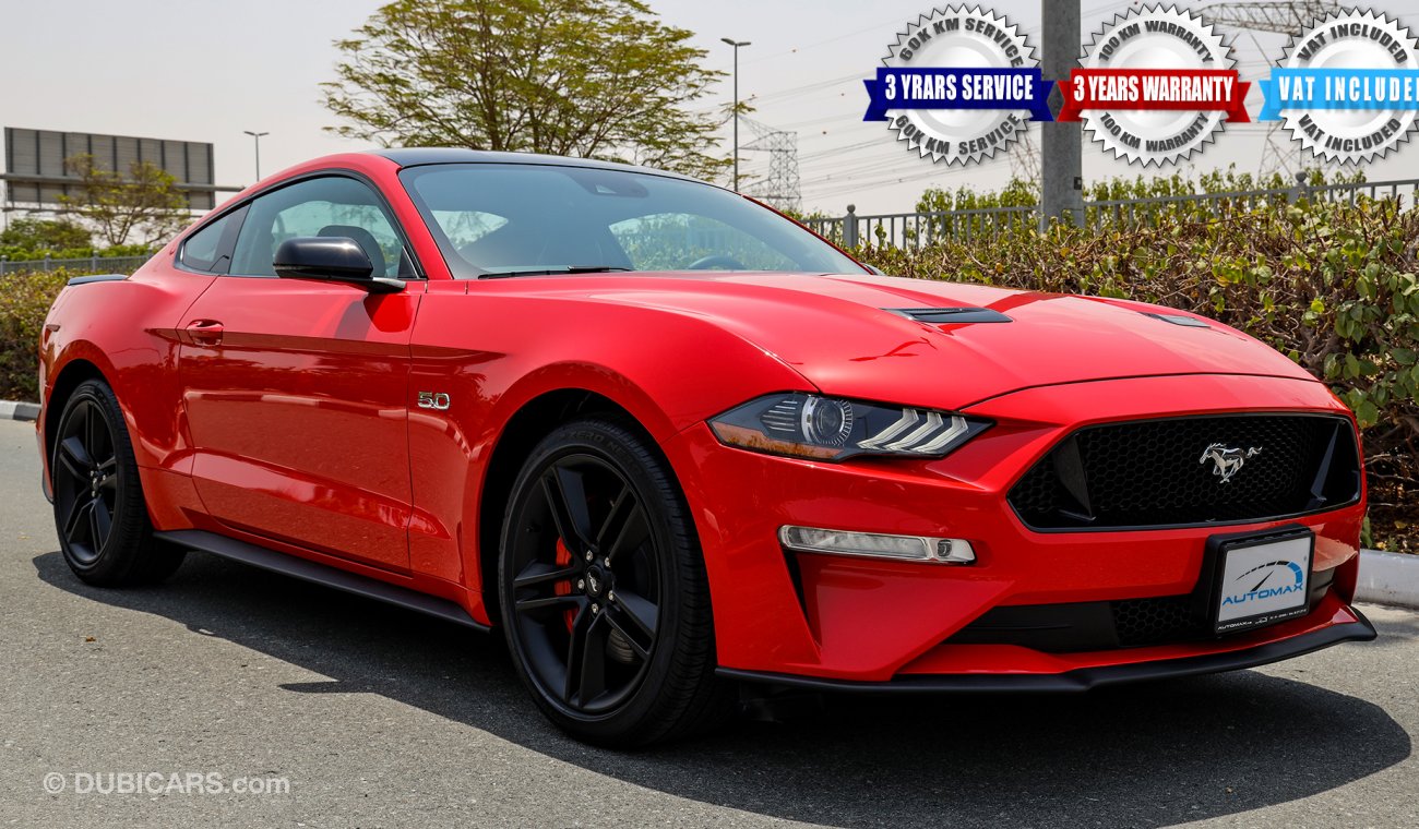 فورد موستانج 2020 GT بلاك إيديشن, 5.0, V8 , خليجي,عداد رقمي,3 سنوات أو 100K كم ضمان+K60كم صيانة @ الطاير