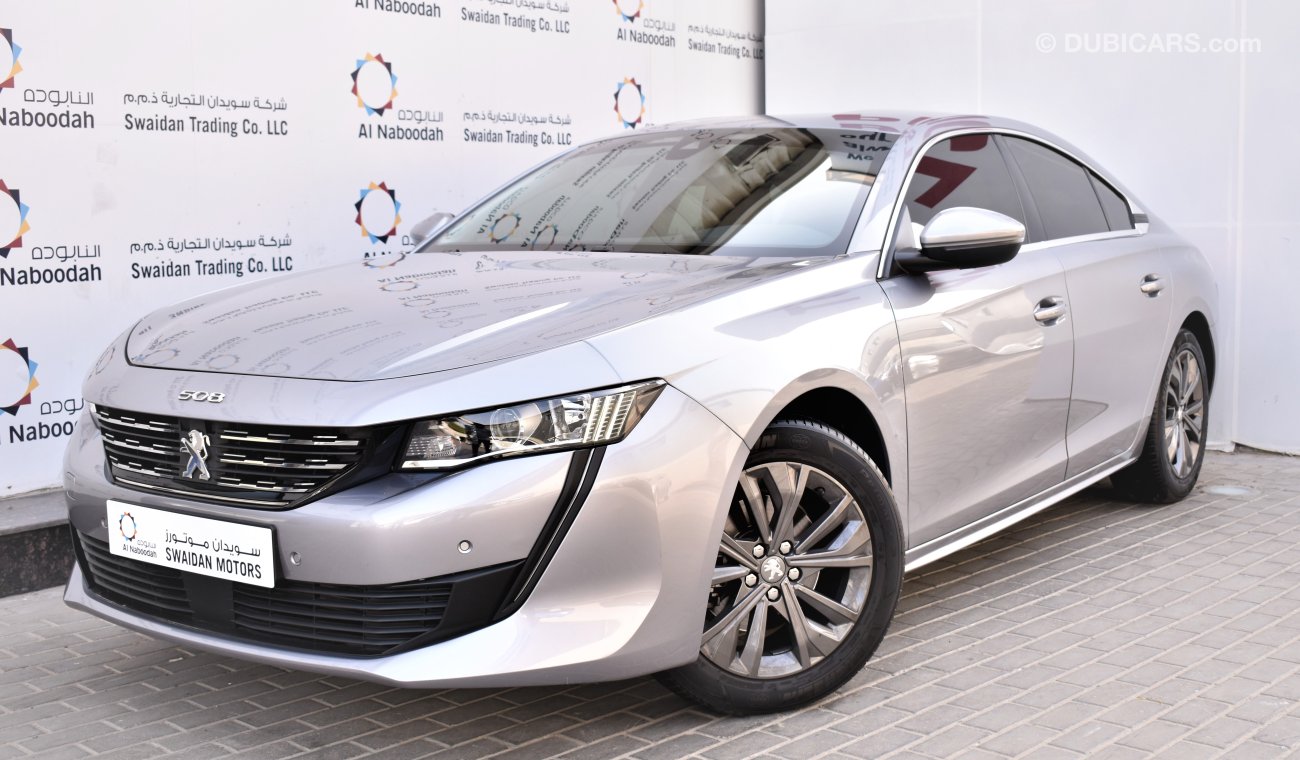 Peugeot 508 1.6L R8 ACTIVE 2020 GCC  AGENCY WARRANTY UP TO 2025 OR 100000KM