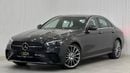 Mercedes-Benz E300 *Brand New* 2023 Mercedes Benz E300 AMG, 5 Years Mercedes Warranty, Delivery Kms, Full Options, GCC