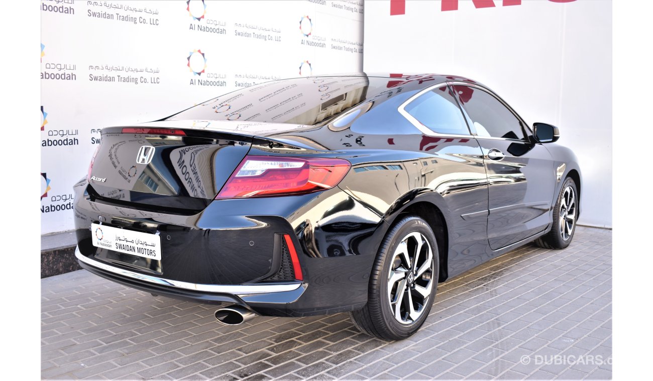 Honda Accord Coupe 2.4L COUPE 2017 GCC DEALER RAMADAN OFFER 1YR / 20K SERVICE CONTRACT