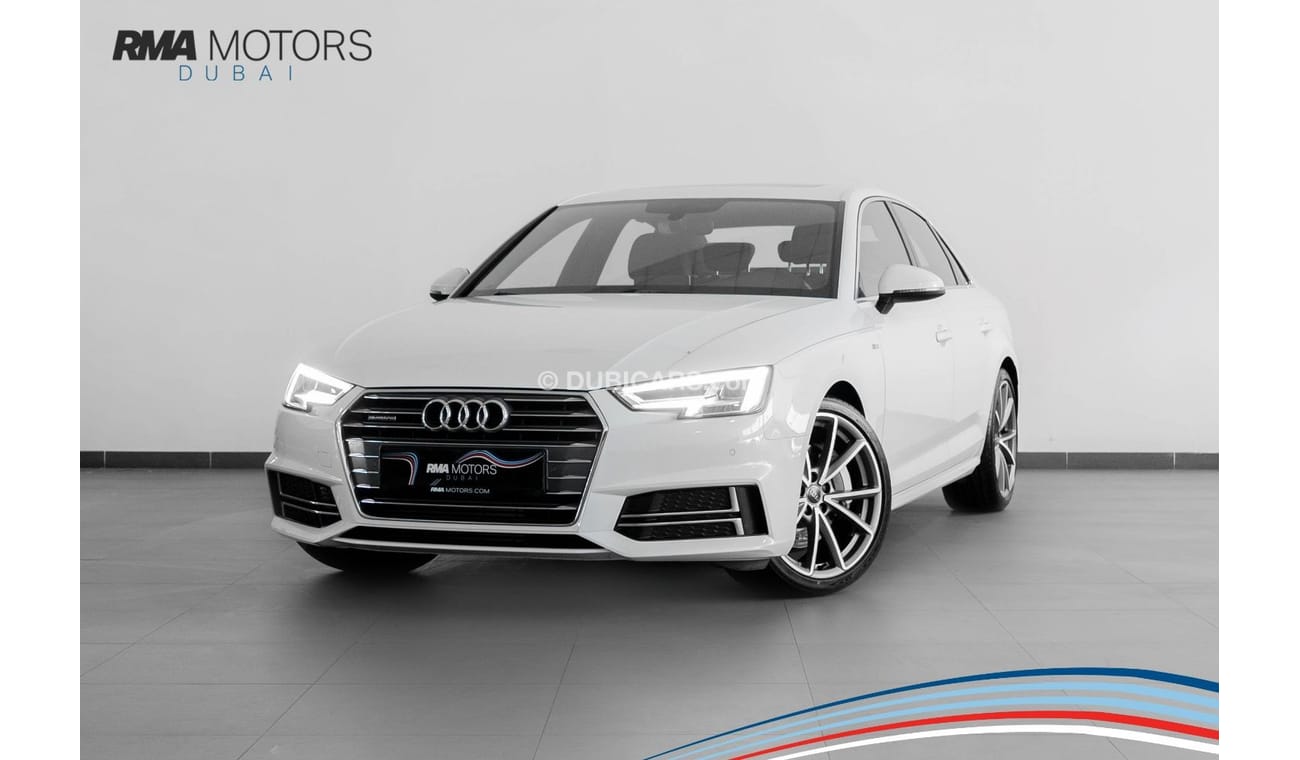 أودي A4 45 TFSI quattro ديزاين 2017 Audi A4 2.0L S-Line Quattro / Full-Service History