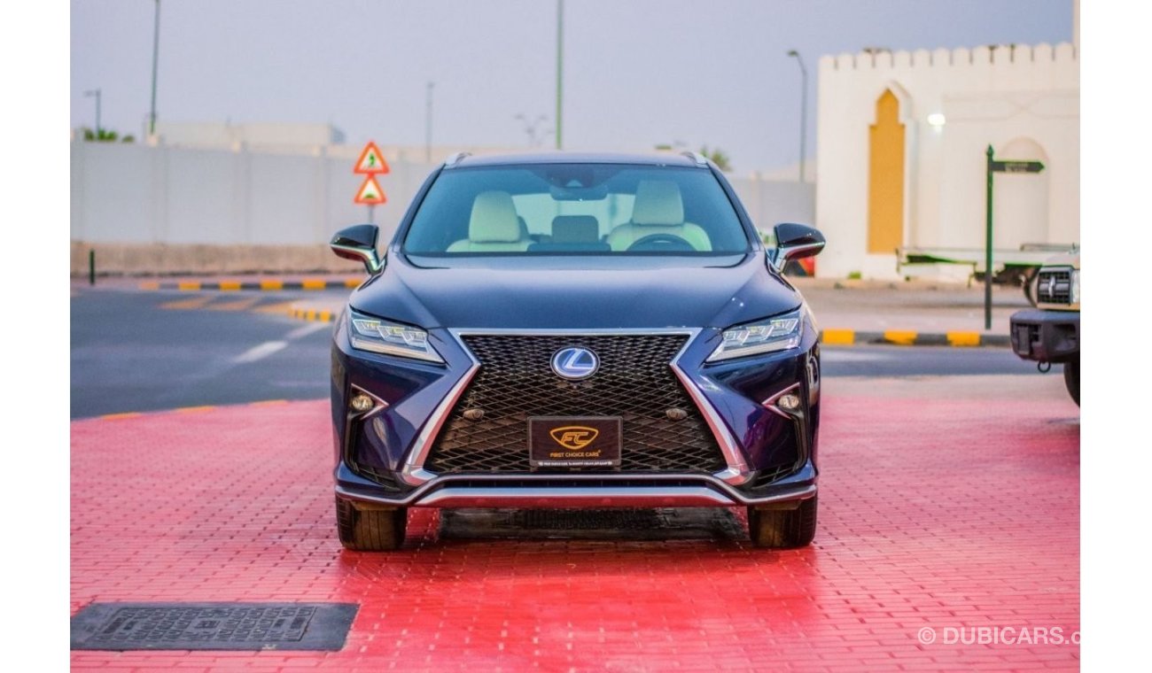 Lexus RX450h 2019 | LEXUS RX 450H | F-SPORT HYBRID | 4WD 3.5L V6 | FREE COMPREHENSIVE INSURANCE | FREE REGISTRATI