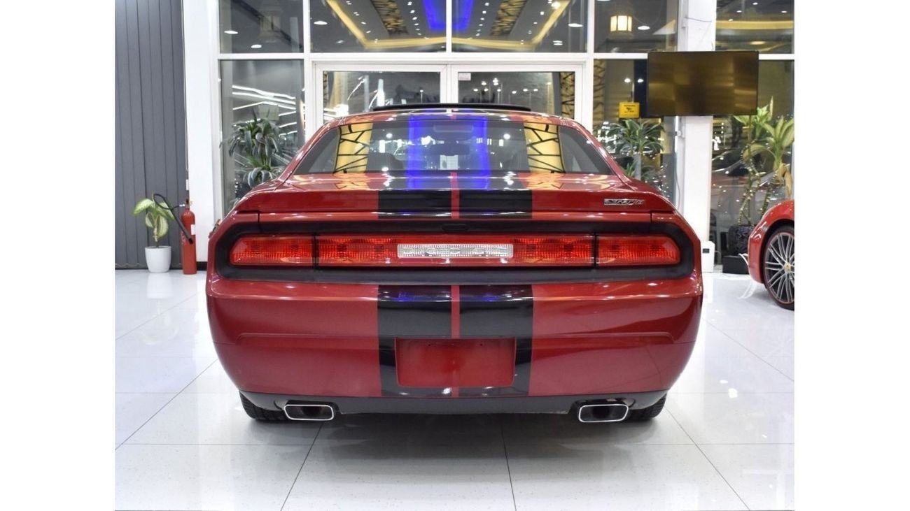 Dodge Challenger EXCELLENT DEAL for our Dodge Challenger SRT8 392 HEMI ( 2012 Model ) in Red Color GCC Specs