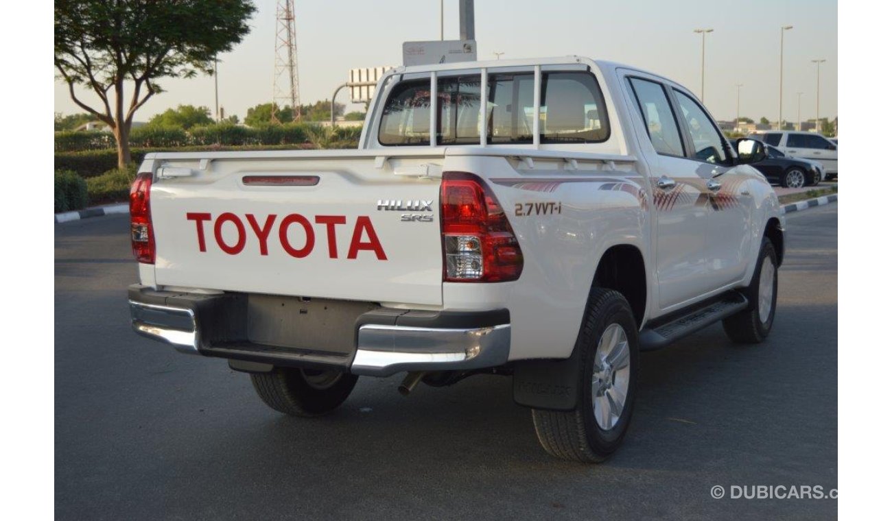 Toyota Hilux DOUBLE CAB SR5 GLX  2.7L PETROL 4WD  MANUAL TRANSMISSION  ENGINE-2.7L PETROL