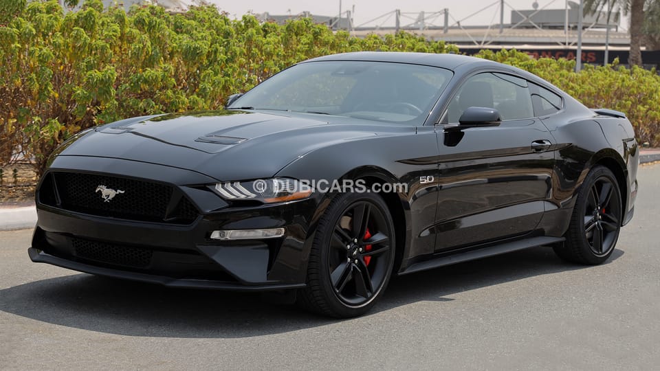 جديدة فورد موستانج 2020 GT بلاك إيديشن, 5.0, V8 , ,عداد رقمي,3 سنوات أو