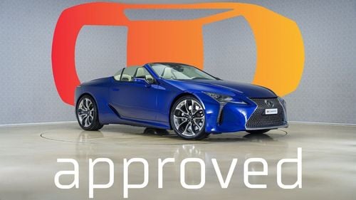 Lexus LC500 Convertible LC500 Convertible Inspiration Series | AED 4,833 PM | Up to 3 Years Warranty Unlimited | GCC