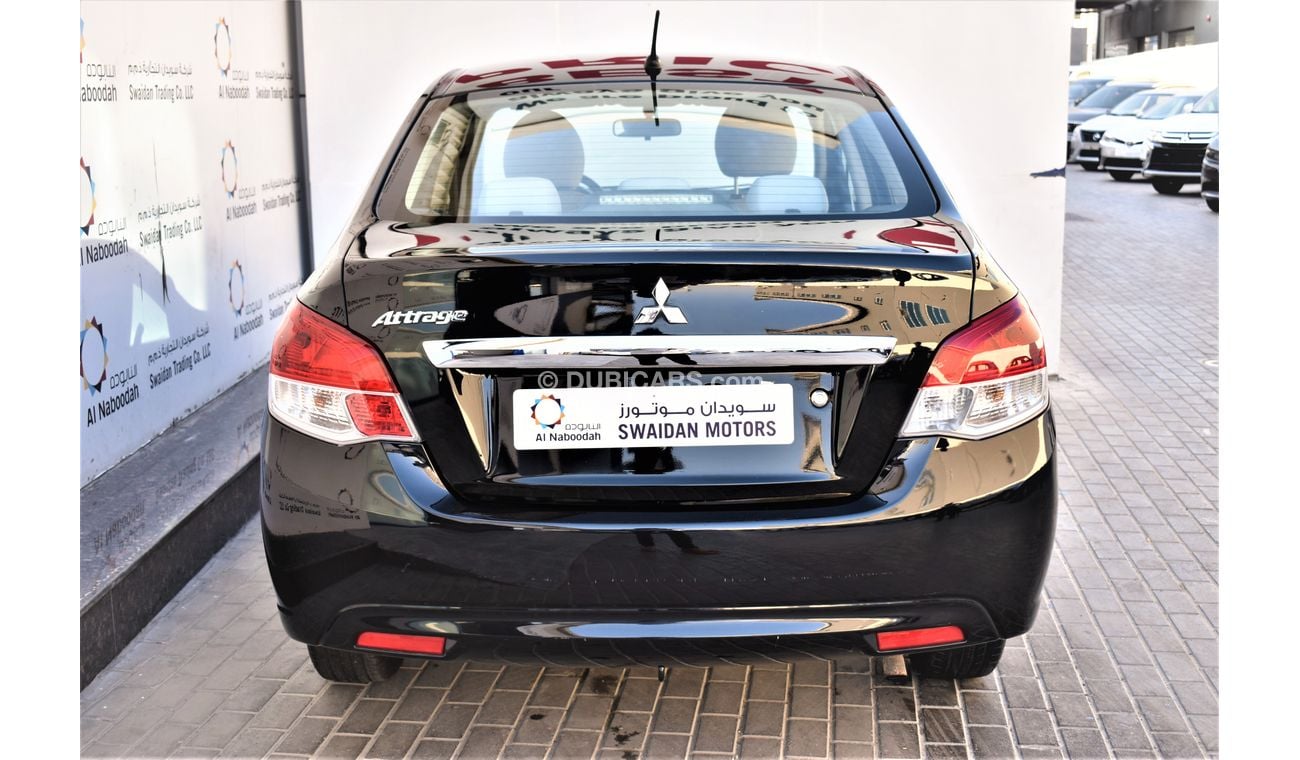 Mitsubishi Attrage AED 549 PM | 1.2L GLX GCC DEALER WARRANTY
