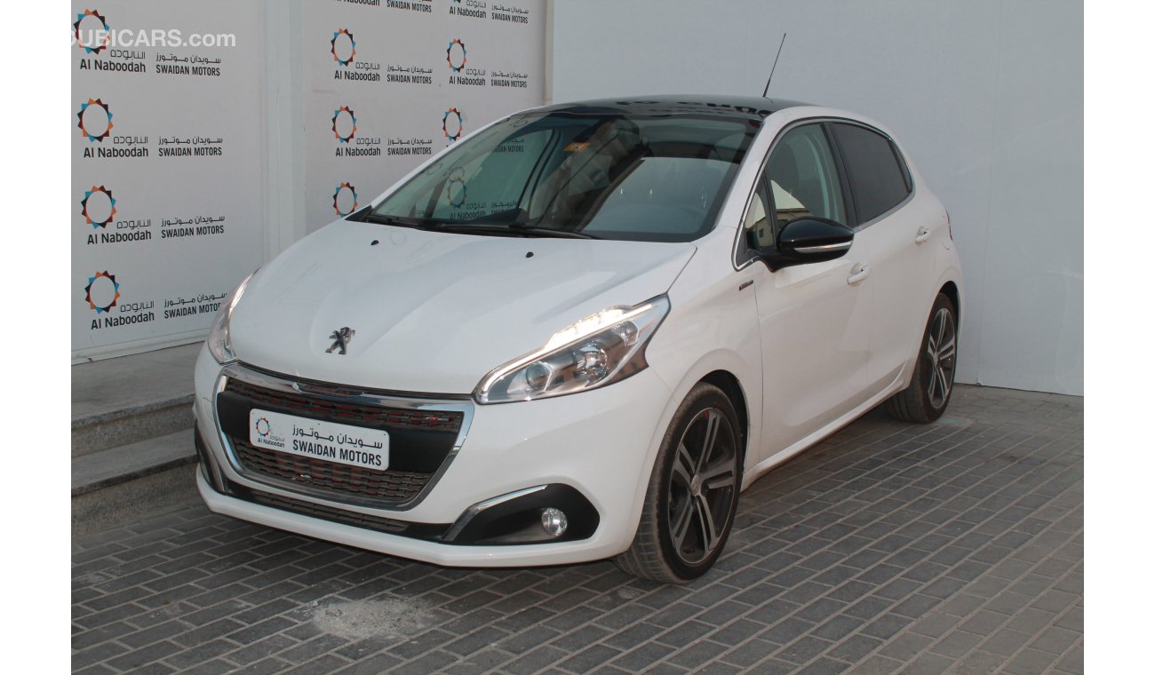 Peugeot 208 1.6l gt line 2016 model low mileage