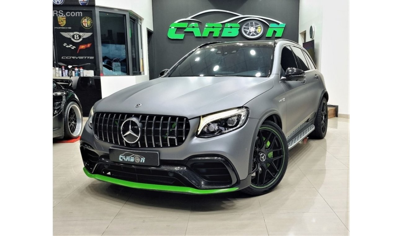 مرسيدس بنز GLC 63 AMG MERCEDES GLC 63S 2018 IN BEAUTIFUL CONDITION LOW MILEAGE ONLY 35K KM FOR 189K AED