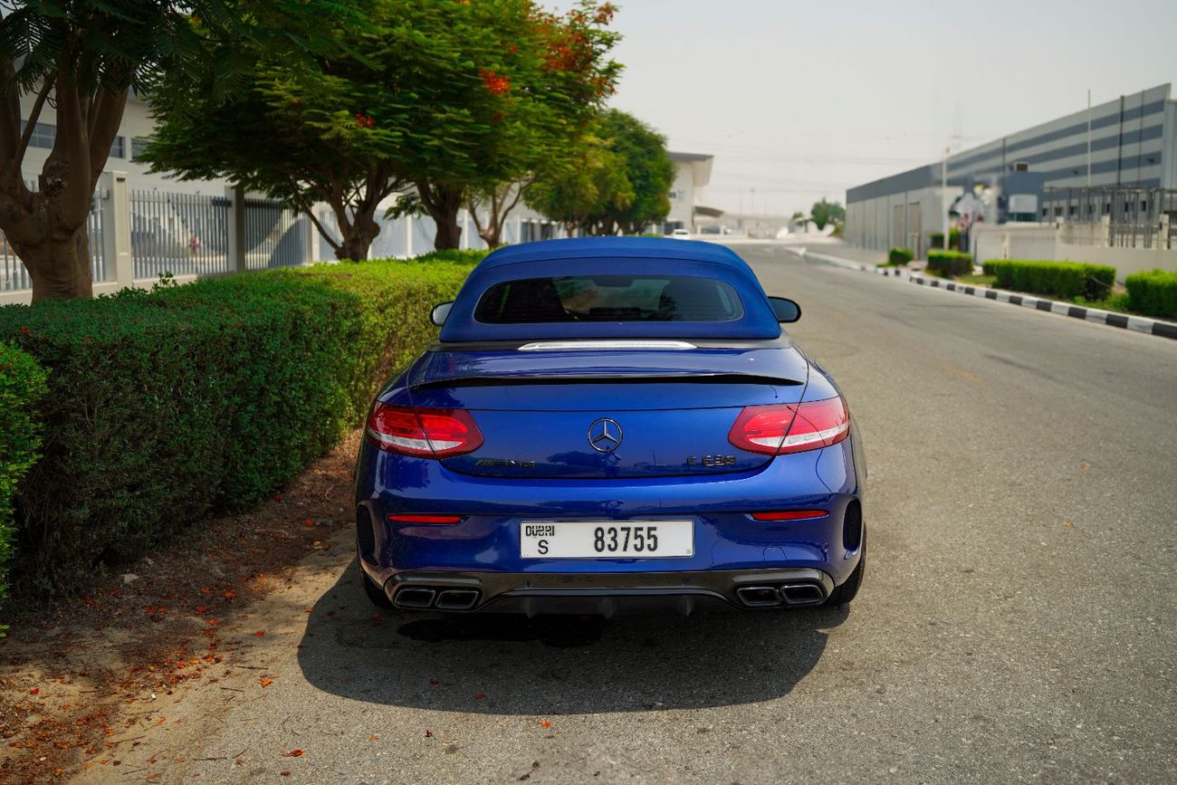 مرسيدس بنز C 63S AMG 4.0L V8 BiTurbo, 510 HP Convertible