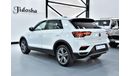 Volkswagen T ROC EXCELLENT DEAL for our Volkswagen T-ROC ( 2021 Model ) in White Color GCC Specs