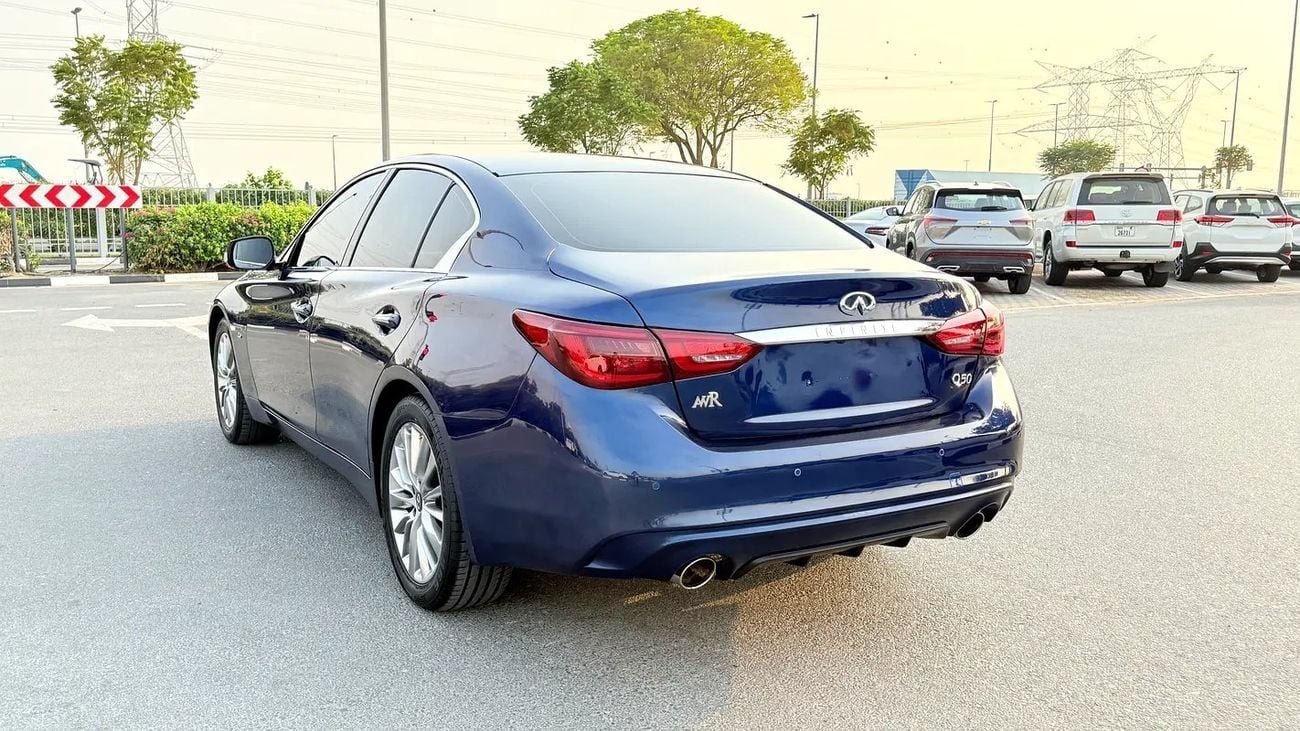إنفينيتي Q50 LUXE 2.0 turbo GCC Specs, excellent condition