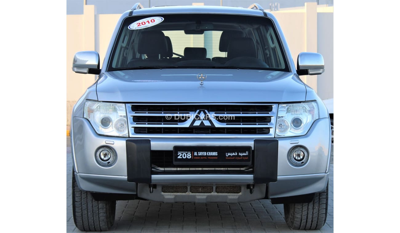 ميتسوبيشي باجيرو ميتسوبيشي باجيرو 2010 خليجي فل أوبشن بحالة ممتازة بدون حوادث نظيفه جدا من الداخل والخارج
