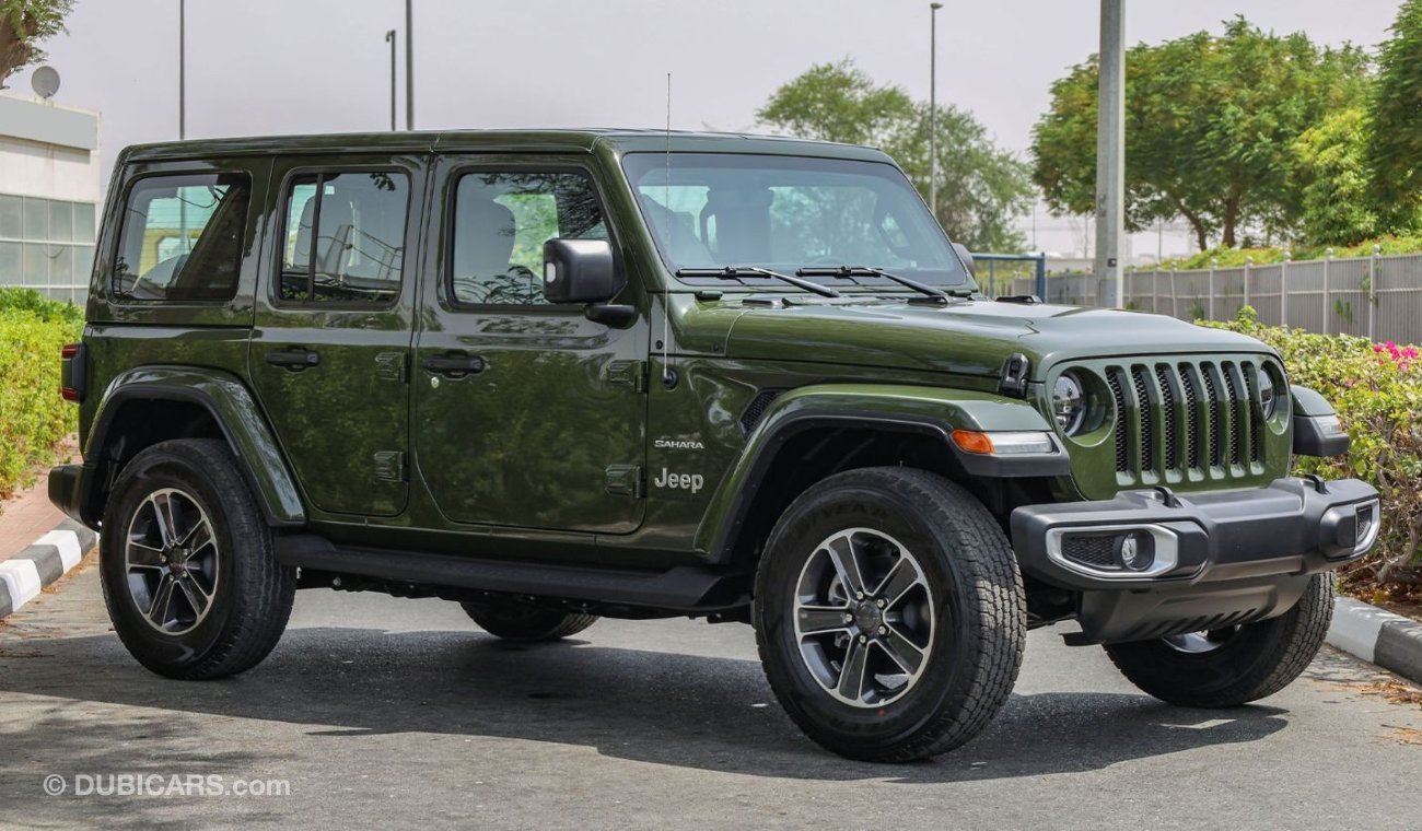 جيب رانجلر Unlimited Sahara , 2023 GCC , 0Km , With 3 Years or 60K Km Warranty @Official Dealer