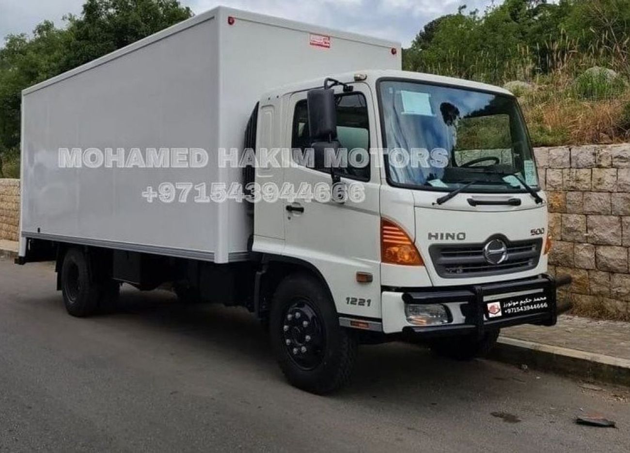 هينو 500 HINO 500 SERIES 1221 with Big Box 5.8 Tons Diesel manual Zero KM