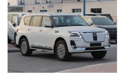 نيسان باترول PLATINUM 5.6L V8, LEATHER SEAT, ELECTRIC SEAT, 360 CAMERA, SUNROOF, ALLOY WHEELS, MODEL 2023 FOR EXP