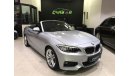 BMW 220i i CABRIOLET - M KIT - 4700 KMS ONLY - 2016 - SIX YEARS WARRANTY