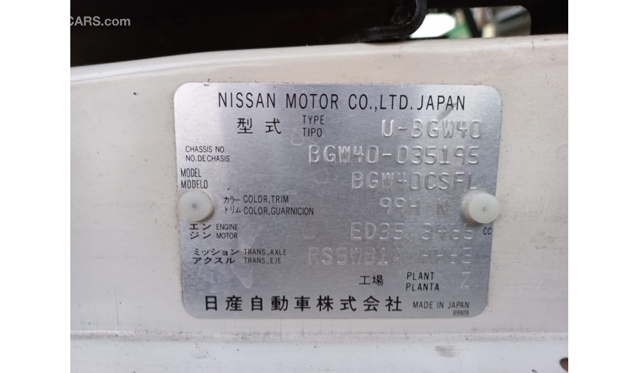 Nissan Civilian NISSAN CIVILIAN BUS RIGHT HAND DROVE (PM1052)