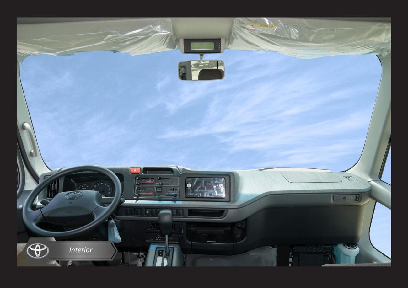 Toyota Coaster #SL TOYOTA COASTER 2.8L 23-STR H/R MID A/T DSL 2025 Export Only