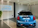 Mini Cooper S AMAZING BLUE MINI COOPER S ** JCW ** || TOP OF THE RANGE || GCC || RED , BLACK INTERIOR