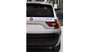 بي أم دبليو X3 AMAZING BMW X3 3.0i 2004 Model!! in Silver Color! GCC Specs