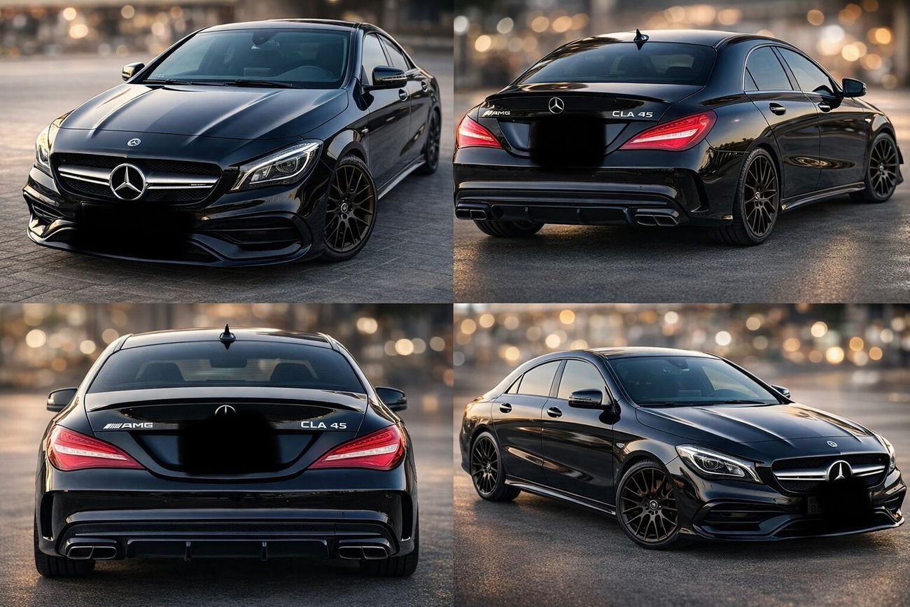 Mercedes-Benz CLA 45 AMG 2.0L turbocharged engine