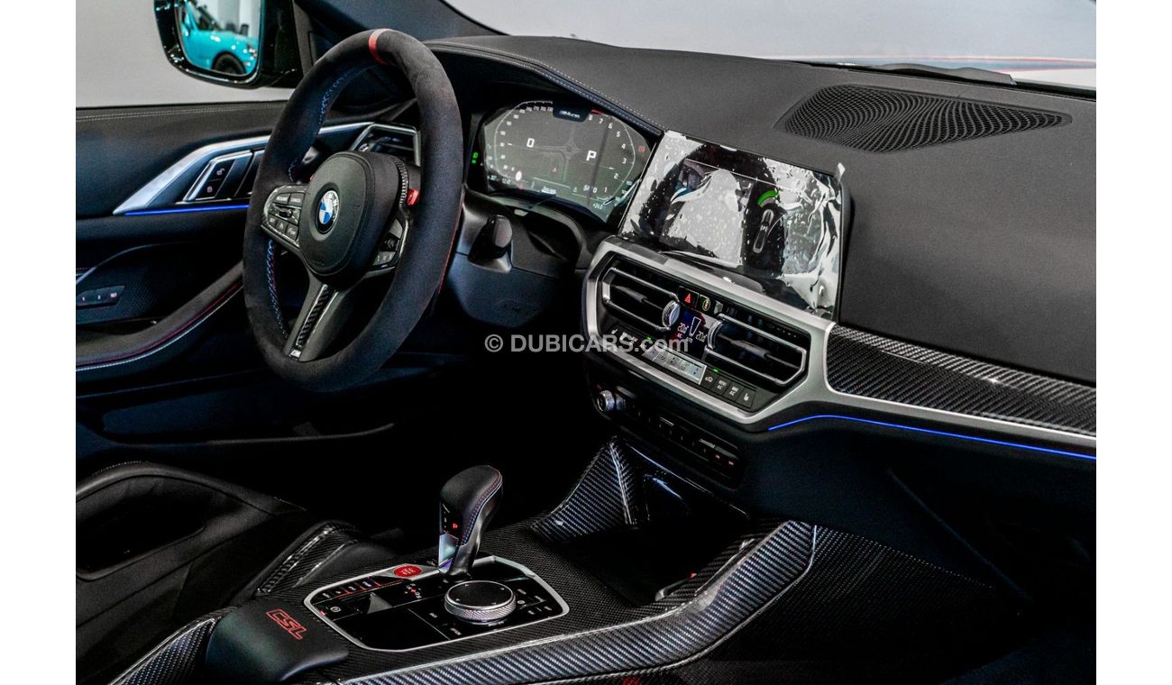 بي أم دبليو M4 2023 BMW M4 CSL, 2027 BMW Warranty + Service Contract, As New Condition, GCC