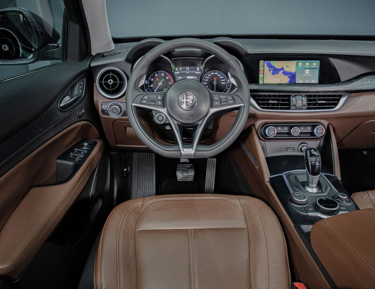 Alfa Romeo Stelvio Super 2.0L 1,650x60 • 20% DP • 2020 Alfa Romeo Stelvio Q4 • Warranty Available • GCC •