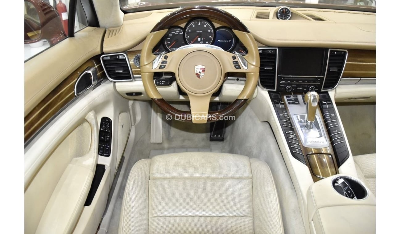 Porsche Panamera EXCELLENT DEAL for our Porsche Panamera 4 ( 2012 Model ) in Red Color GCC Specs