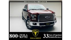 Ford F-150 GCC / XLT / CHROME / V8 / 5.0 / 2015 / WARRANTY + DEALER FREE SERVICE 17/1/2021 / 1287 DHS PM