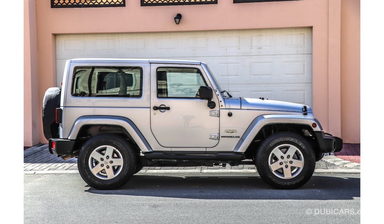 Jeep Wrangler Sahara 2011 GCC with Zero Down-Payment.