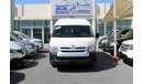 Toyota Hiace ACCIDENTS FREE - ORIGINAL PAINT - GCC - MANUAL GEAR - HIGH ROOF