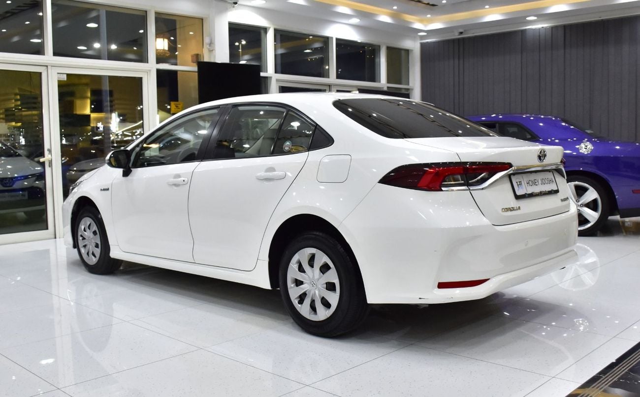 تويوتا كورولا EXCELLENT DEAL for our Toyota Corolla Hybrid ( 2020 Model ) in White Color GCC Specs
