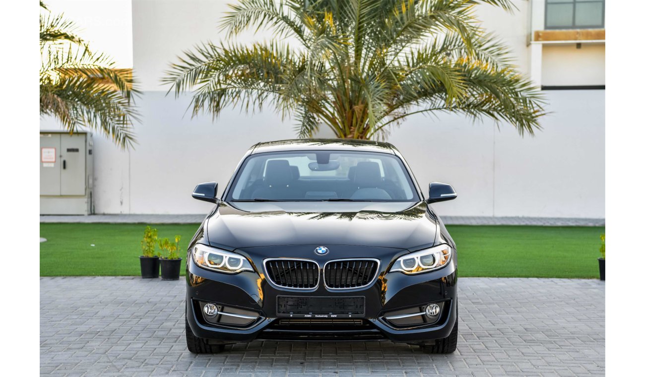 BMW 220i Under Agency Warranty! - AED 1,742 P.M. AT 0% DOWNPAYMENT